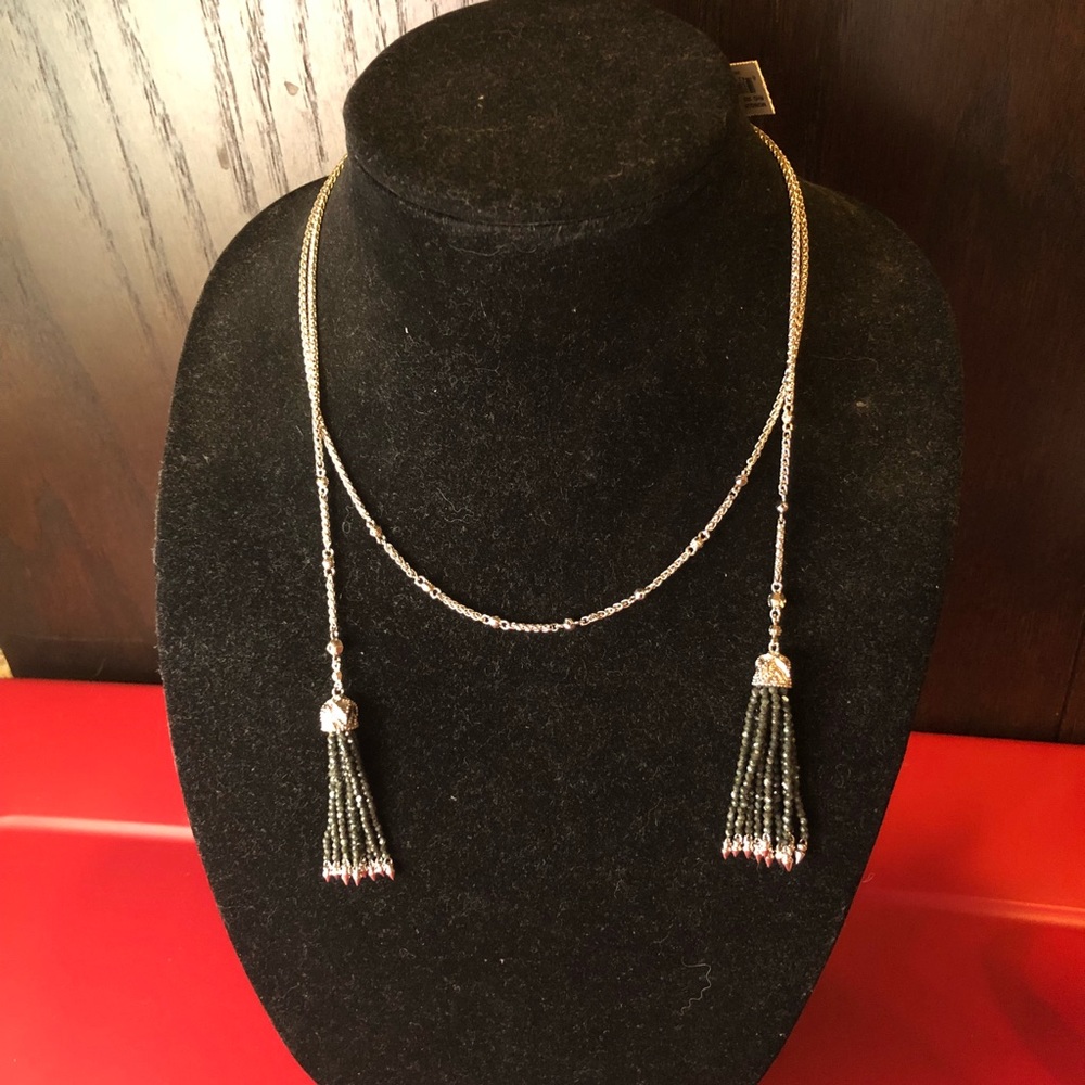 Kendra Scott black & silver tone
